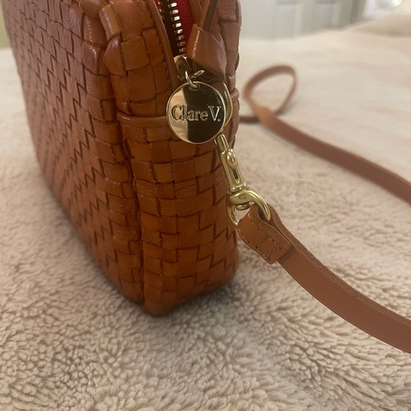 Clare V. Midi Sac woven checker crossbody bag - Picture 5 of 6